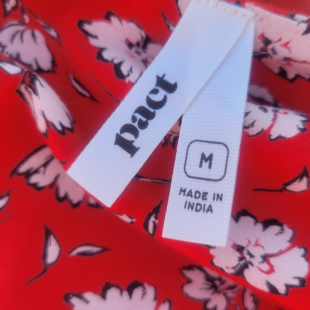 Pact Red Floral Prarie Dress - Picture 5 of 5